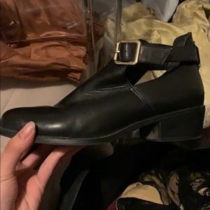 Topshop genuine leather ankle boots